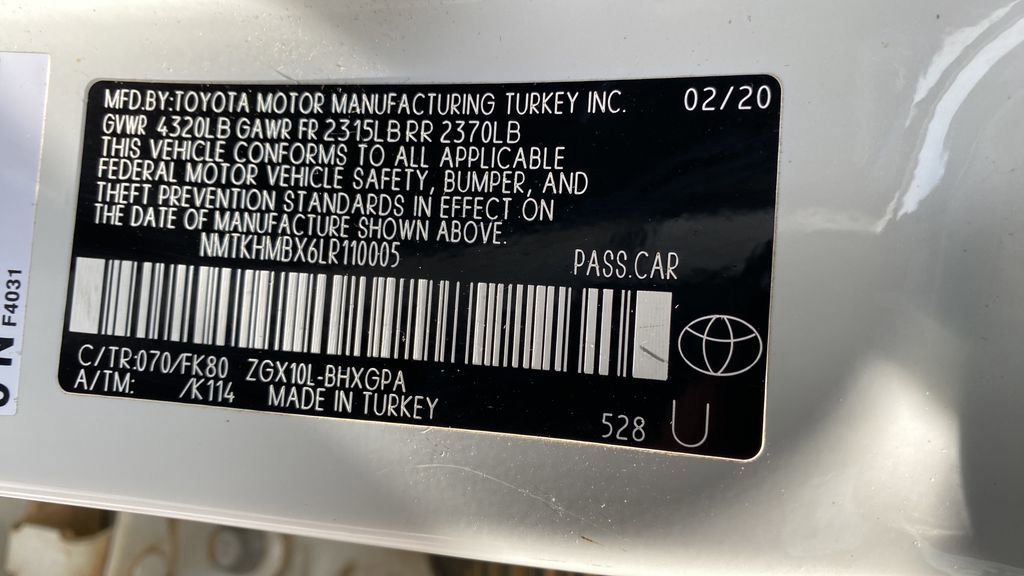 Used 2020 Toyota C-HR XLE FWD image 30