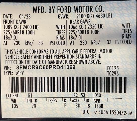 Certified 2023 Ford Bronco Sport Outer Banks w/ Tech Package image 39