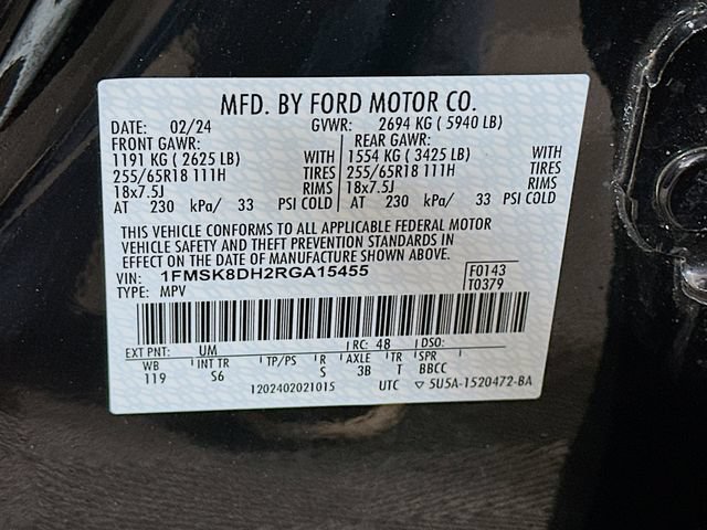 Certified 2024 Ford Explorer XLT w/ Equipment Group 202A AWD/4WD image 39