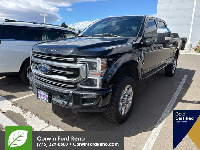 Certified 2021 Ford F350 Platinum w/ FX4 Off-Road Package AWD/4WD image 3