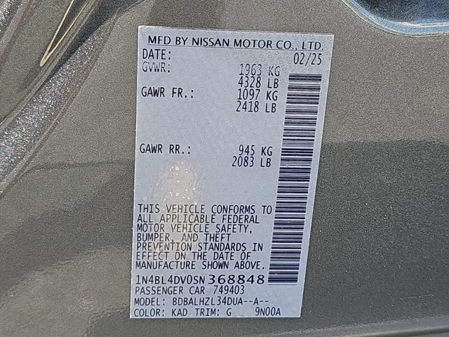 Used 2025 Nissan Altima 2.5 SV FWD image 35