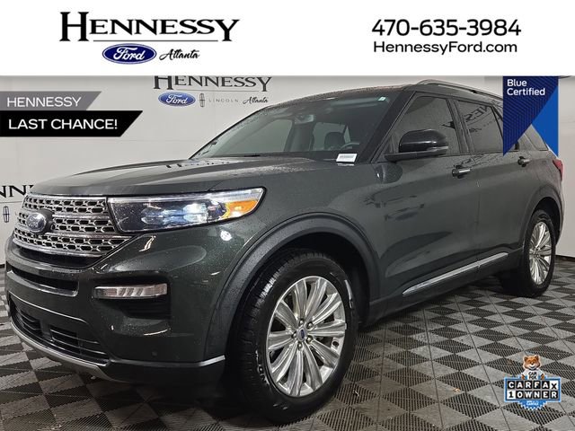 Certified 2022 Ford Explorer Limited w/ Equipment Group 301A