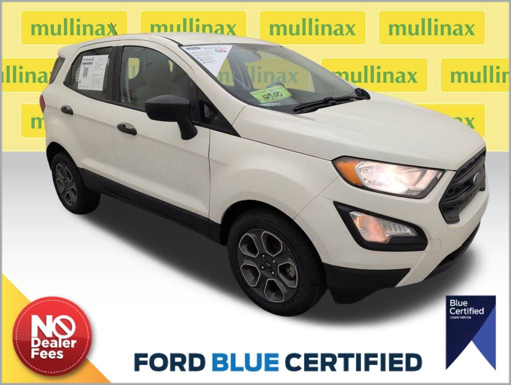 Certified 2020 Ford EcoSport S