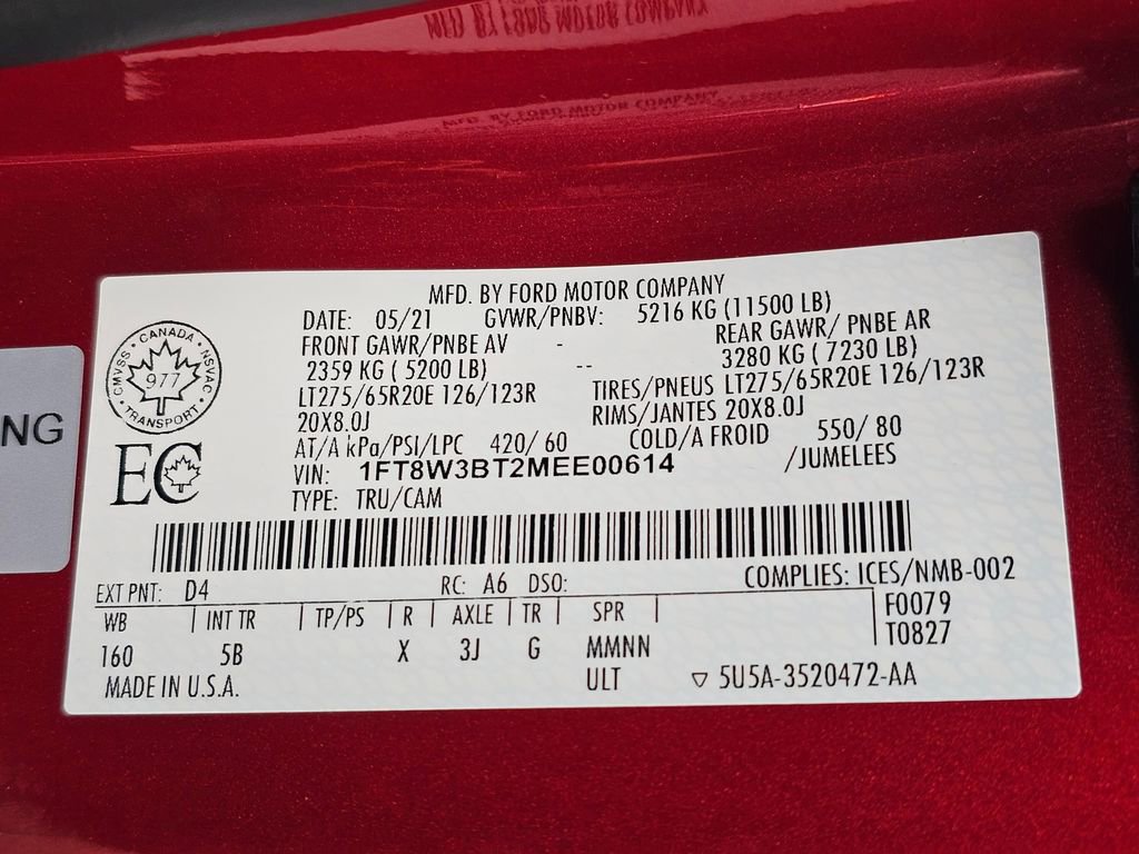 Certified 2021 Ford F350 Lariat w/ Lariat Ultimate Package image 33