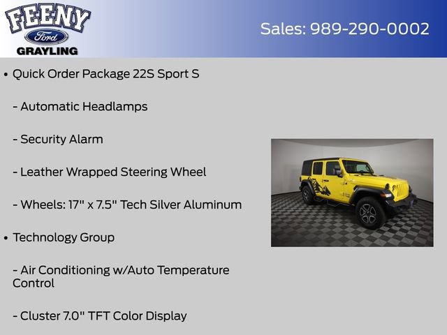 Used 2020 Jeep Wrangler Unlimited Sport S AWD/4WD image 12