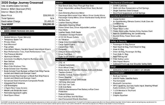 Used 2020 Dodge Journey Crossroad FWD image 5