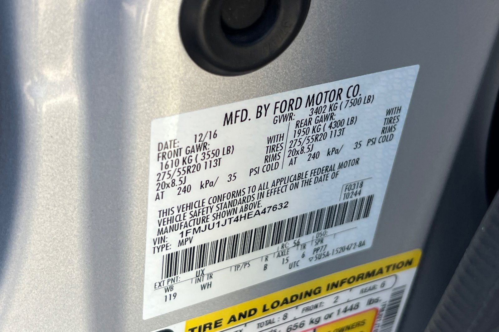 Certified 2017 Ford Expedition XLT w/ Equipment Group 201A image 27