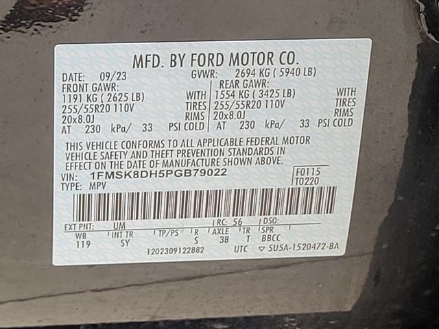 Certified 2023 Ford Explorer XLT w/ Equipment Group 202A AWD/4WD image 17