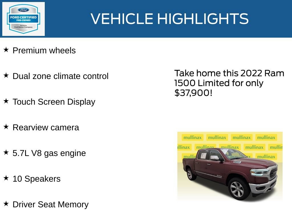 Used 2022 RAM 1500 Limited RWD image 23