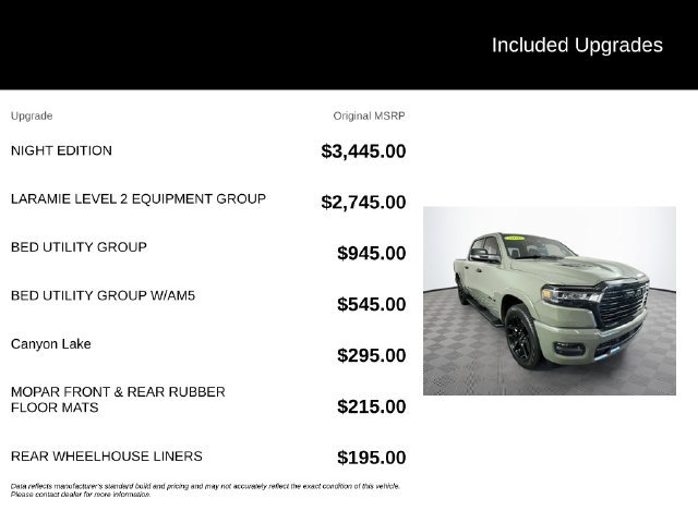 Used 2026 RAM 1500 Laramie AWD/4WD image 6