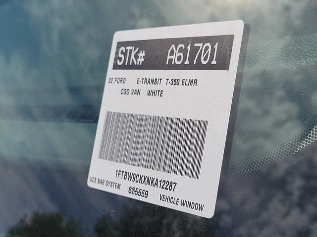 Certified 2022 Ford E-Transit Medium Roof w/ Load Area Protection Package RWD image 29