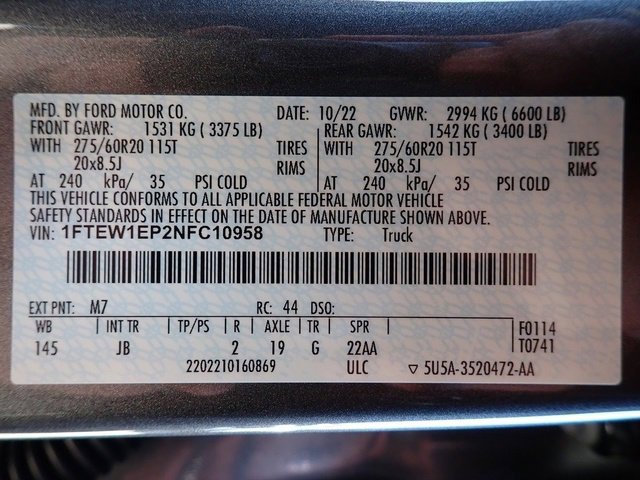 Certified 2022 Ford F150 XL w/ STX Appearance Package image 23