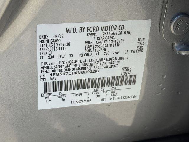 Certified 2022 Ford Explorer XLT w/ Equipment Group 202A image 32