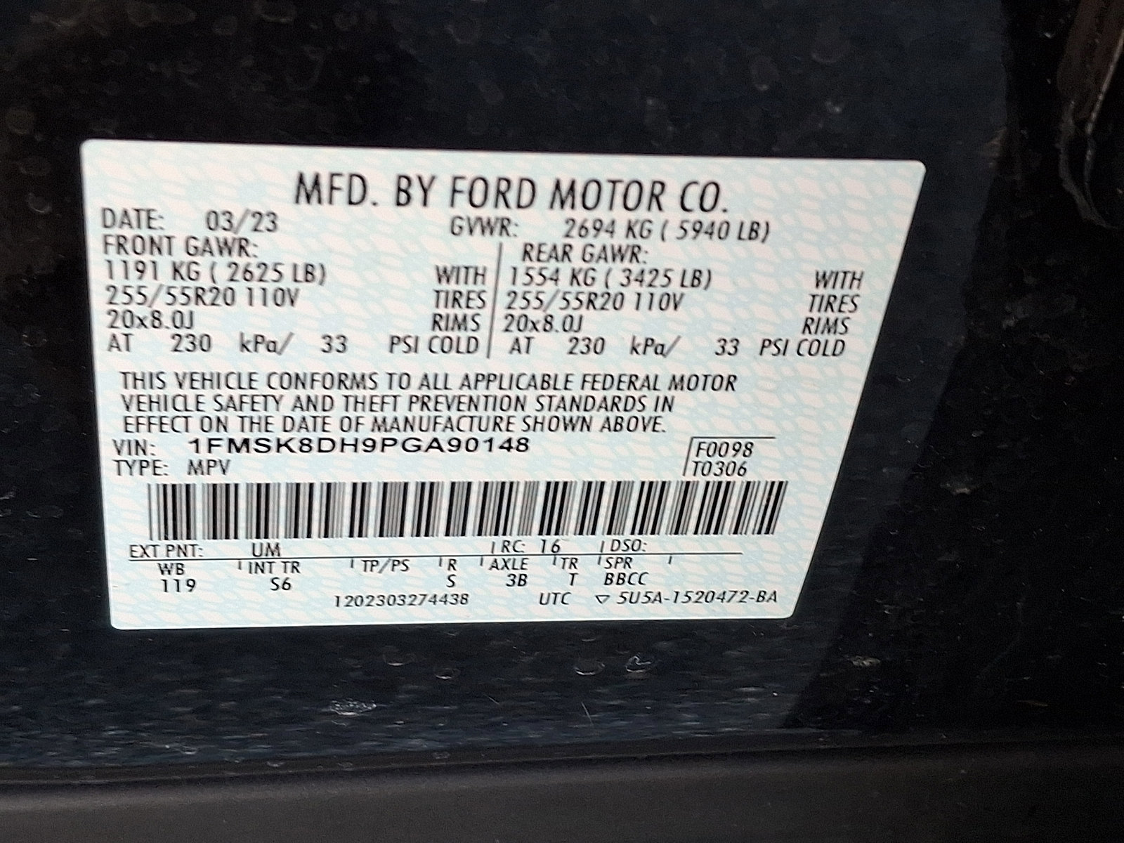 Certified 2023 Ford Explorer XLT w/ Equipment Group 202A image 27