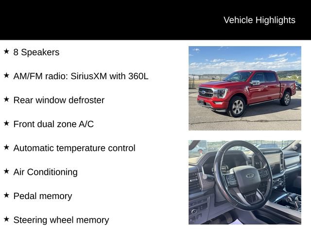 Certified 2023 Ford F150 Platinum w/ Equipment Group 701A High AWD/4WD image 16