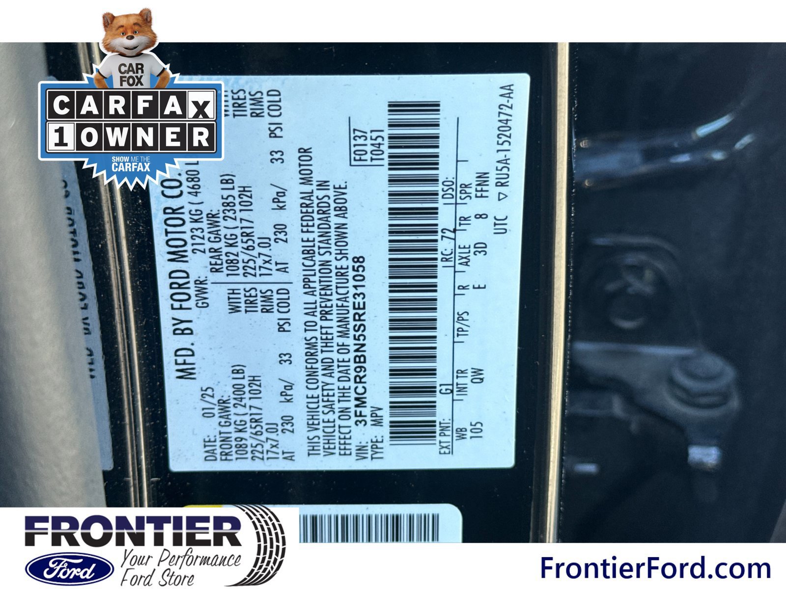 Certified 2025 Ford Bronco Sport Big Bend AWD/4WD image 29