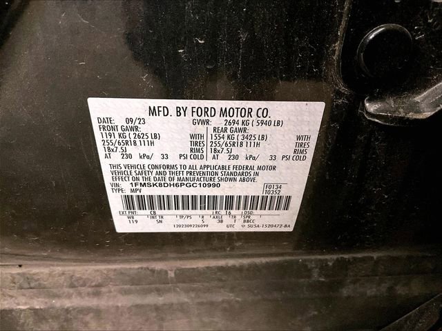Certified 2023 Ford Explorer XLT w/ Equipment Group 202A AWD/4WD image 33