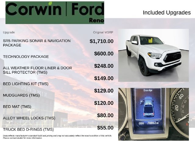 Used 2021 Toyota Tacoma SR5 AWD/4WD image 3
