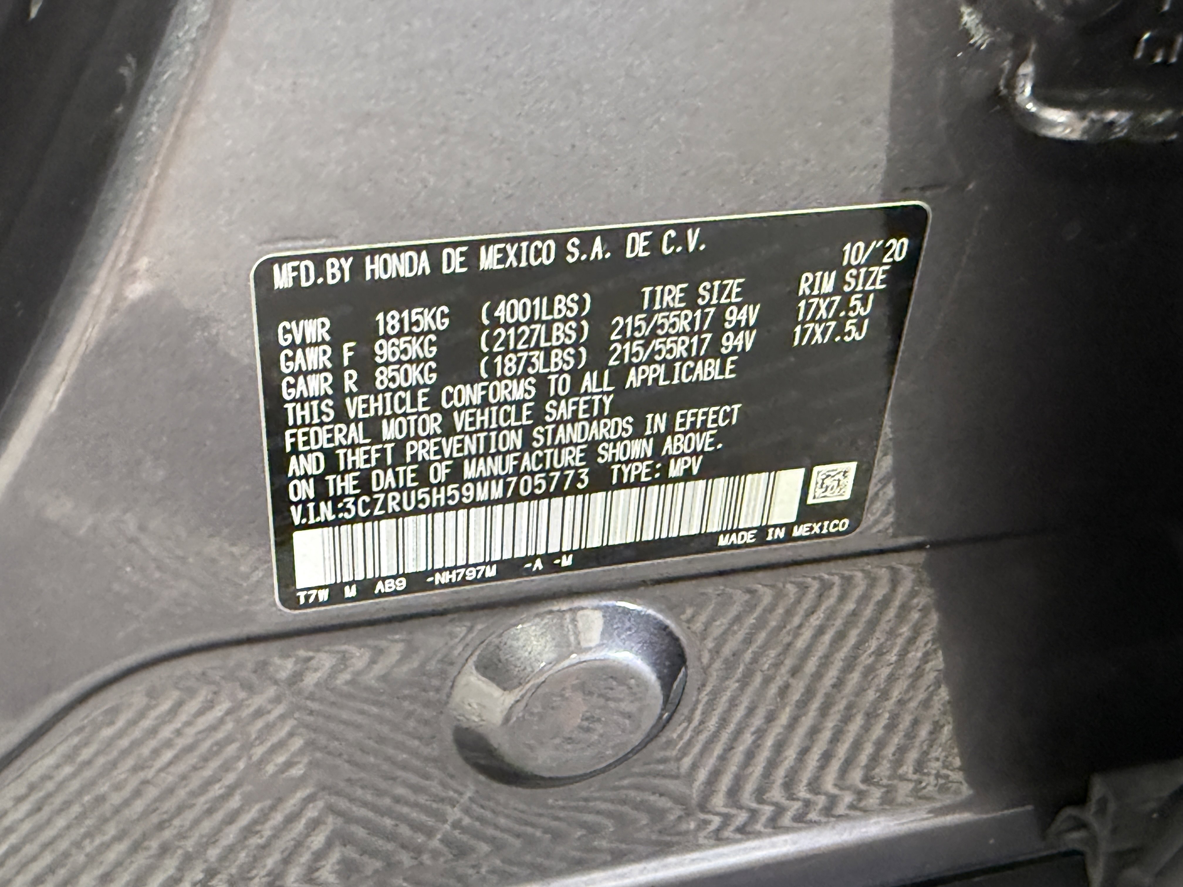 Used 2021 Honda HR-V EX image 31