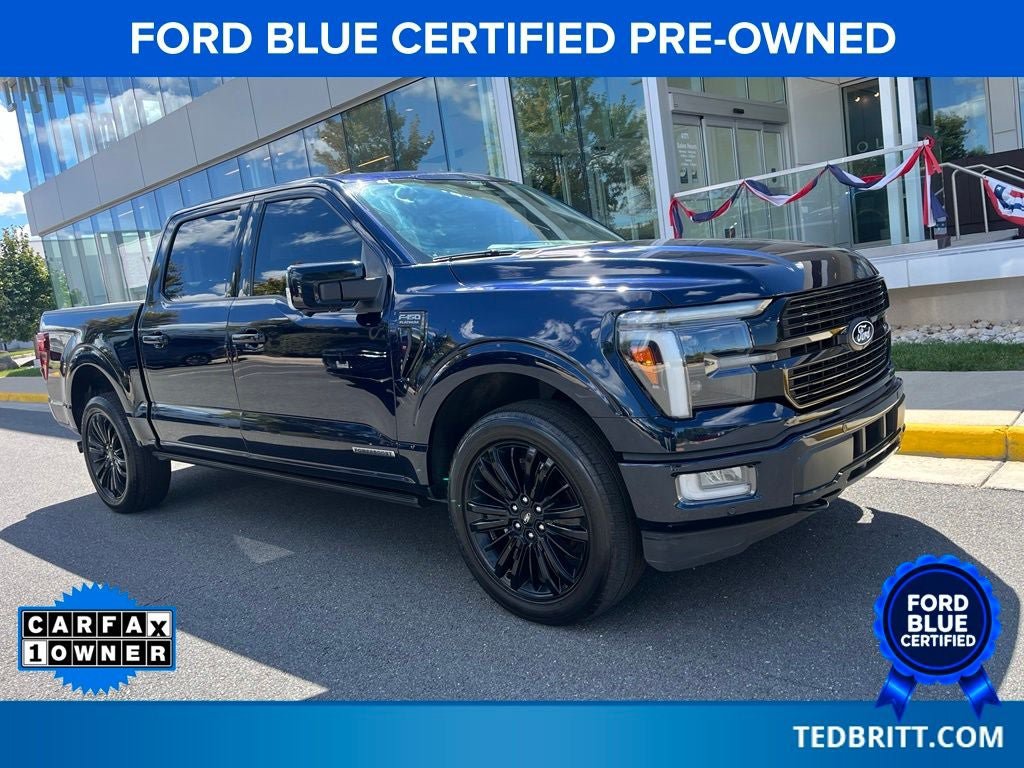 Certified 2024 Ford F150 Platinum w/ Equipment Group 702A High