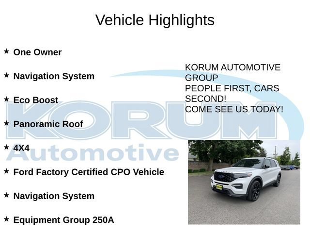 Certified 2022 Ford Explorer ST-Line w/ Class IV Trailer Tow Package AWD/4WD image 4