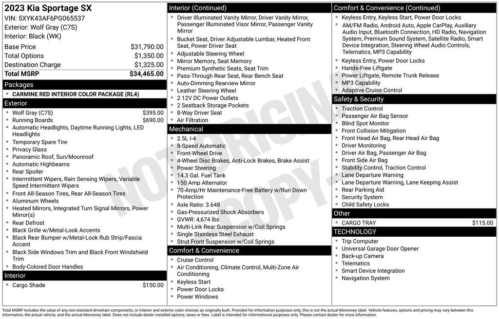 Used 2023 Kia Sportage SX image 11