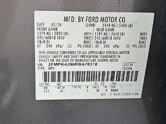 Certified 2024 Ford Edge SEL AWD/4WD image 35