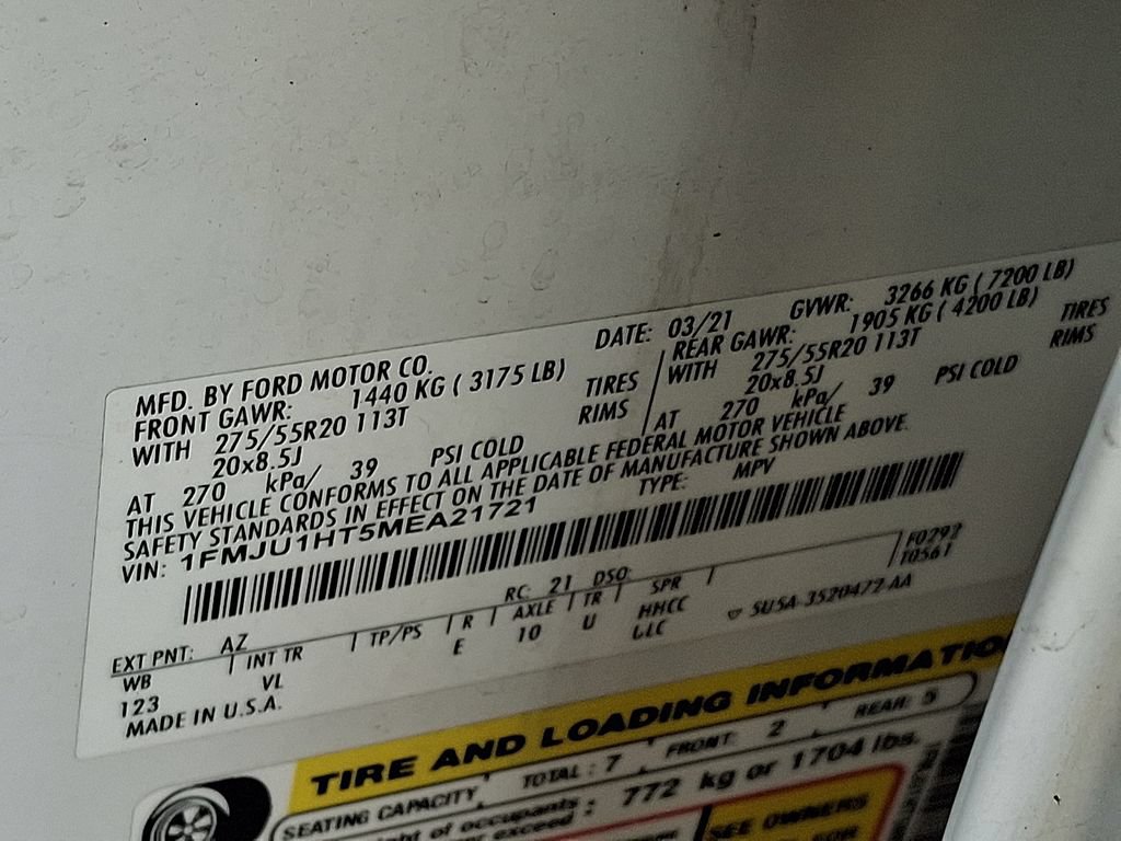 Certified 2021 Ford Expedition XLT RWD image 27