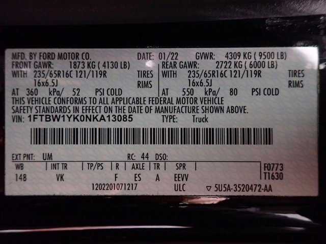 Certified 2022 Ford E-Transit Low Roof w/ Load Area Protection Package image 15