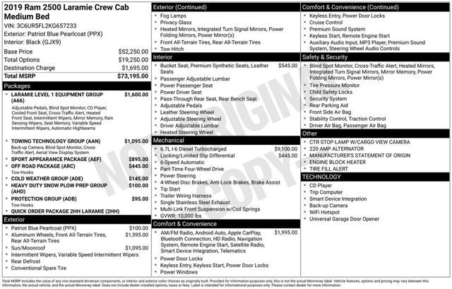 Used 2019 RAM 2500 Laramie image 12