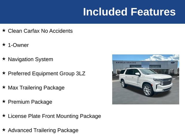 Used 2021 Chevrolet Suburban High Country w/ Premium Package AWD/4WD image 5