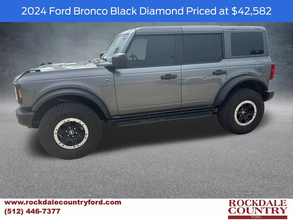 Certified 2024 Ford Bronco Black Diamond w/ Sasquatch Package