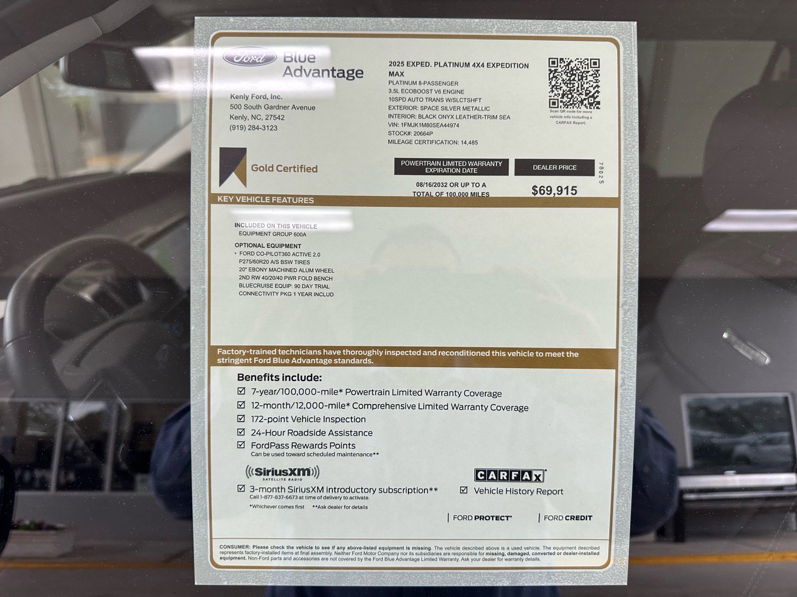 Certified 2025 Ford Expedition Max Platinum AWD/4WD image 5