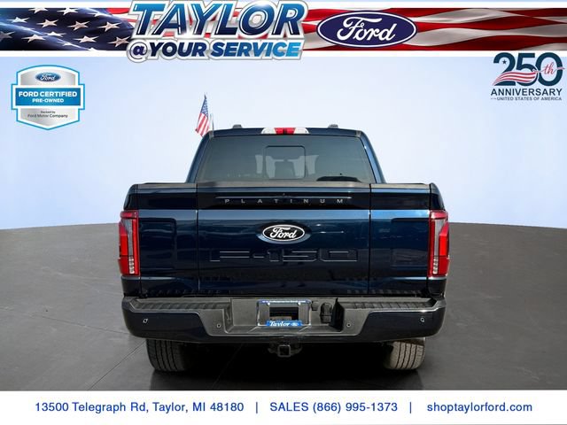 Certified 2025 Ford F150 Platinum w/ Equipment Group 702A High AWD/4WD image 4