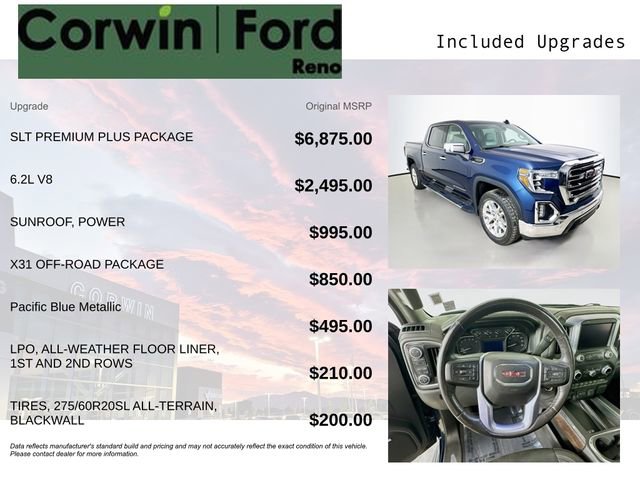 Used 2019 GMC Sierra 1500 SLT w/ SLT Premium Plus Package image 3