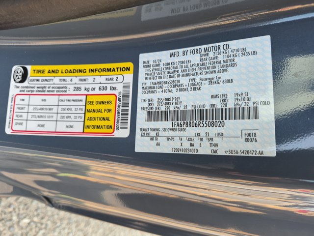 Certified 2024 Ford Mustang Dark Horse RWD image 35