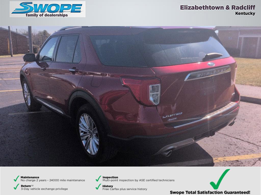 Certified 2021 Ford Explorer Limited w/ Equipment Group 301A image 2