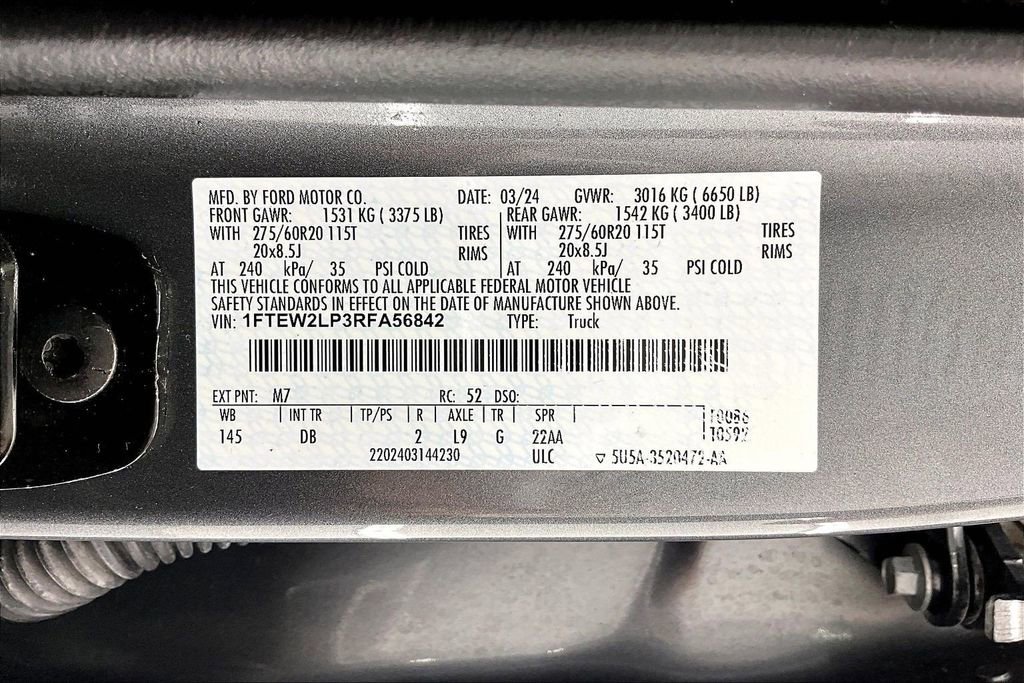 Certified 2024 Ford F150 STX AWD/4WD image 36