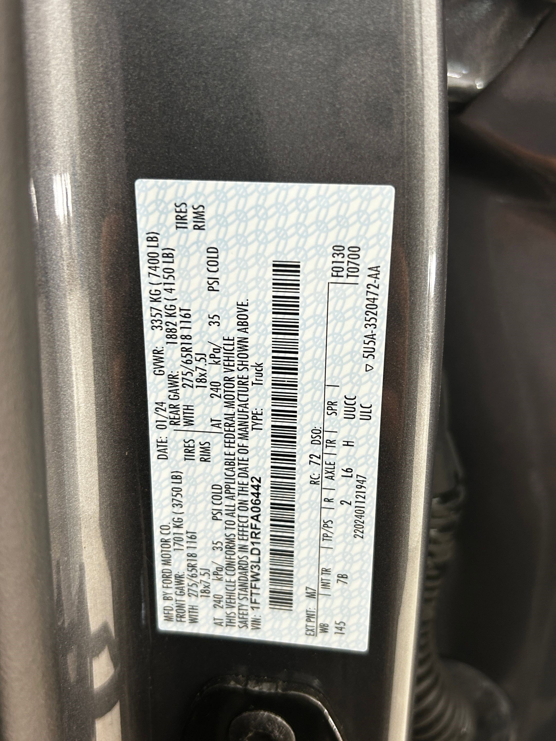 Certified 2024 Ford F150 XLT w/ Mobile Office Package image 19