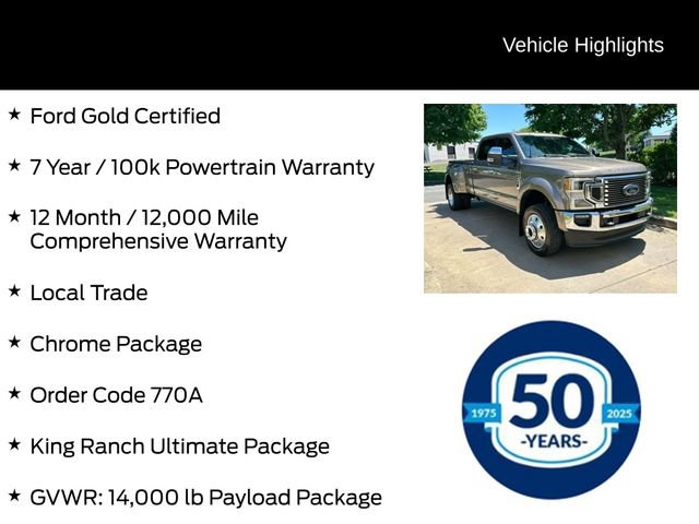 Certified 2022 Ford F450 King Ranch w/ King Ranch Ultimate Package AWD/4WD image 6