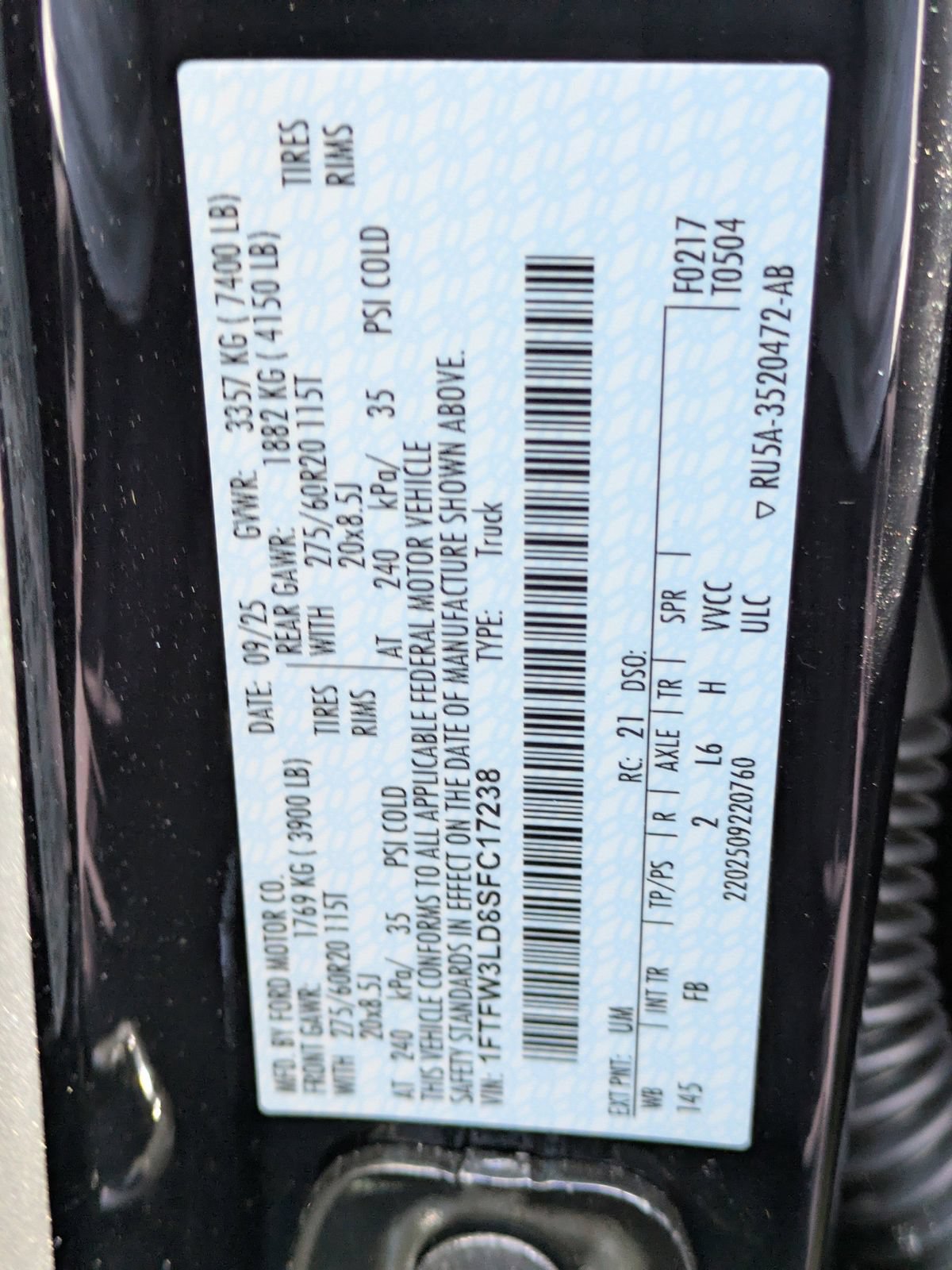 Certified 2025 Ford F150 XLT w/ Equipment Group 302A MID AWD/4WD image 15