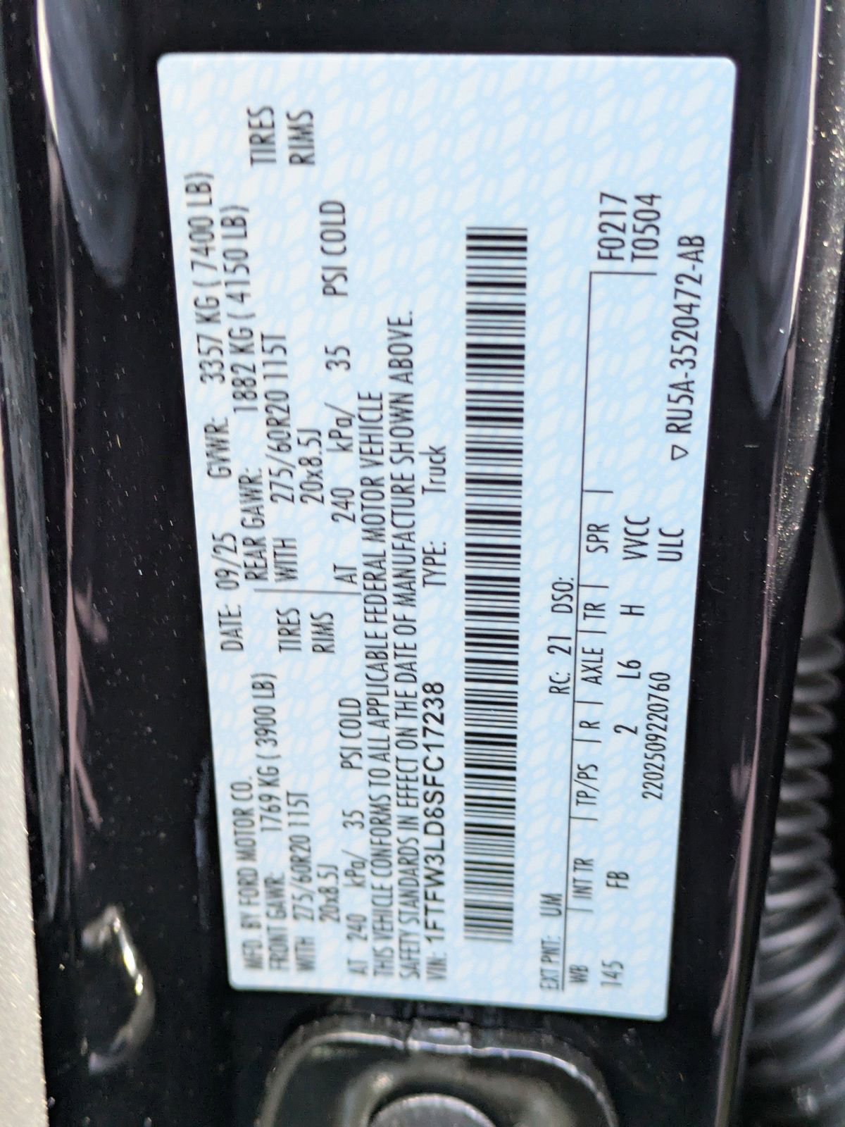 Certified 2025 Ford F150 XLT w/ Equipment Group 302A MID AWD/4WD image 15