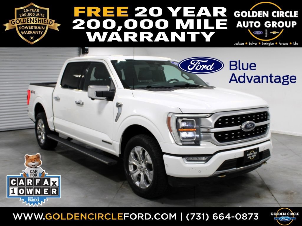 Certified 2022 Ford F150 Platinum w/ Equipment Group 701A High AWD/4WD 360° Tour
