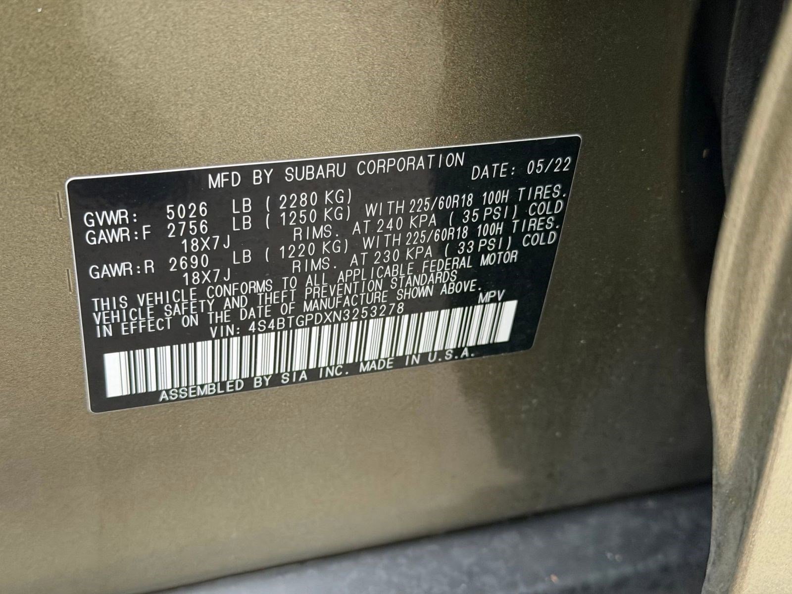 Used 2022 Subaru Outback Touring XT image 21