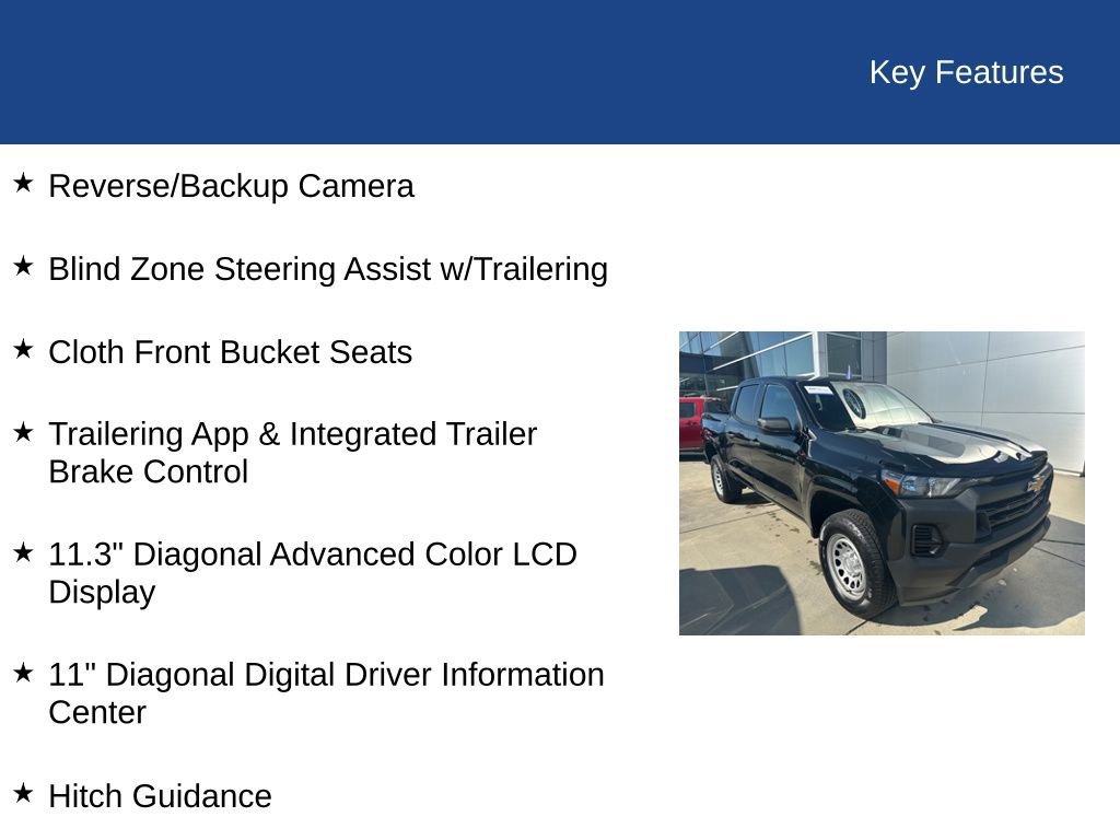 Used 2025 Chevrolet Colorado W/T w/ Advanced Trailering Package image 29