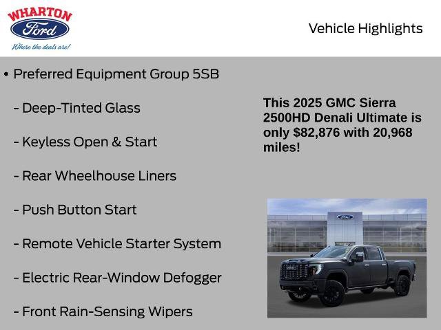 Used 2025 GMC Sierra 2500 Denali Ultimate AWD/4WD image 11