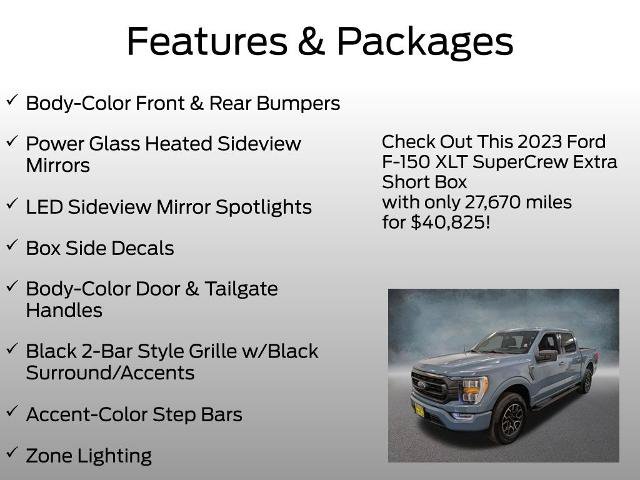 Certified 2023 Ford F150 XLT w/ Equipment Group 302A High AWD/4WD image 8