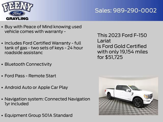 Certified 2023 Ford F150 Lariat w/ FX4 Off-Road Package image 11
