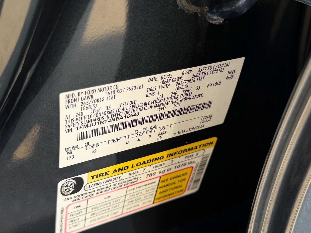 Certified 2022 Ford Expedition Timberline AWD/4WD image 19