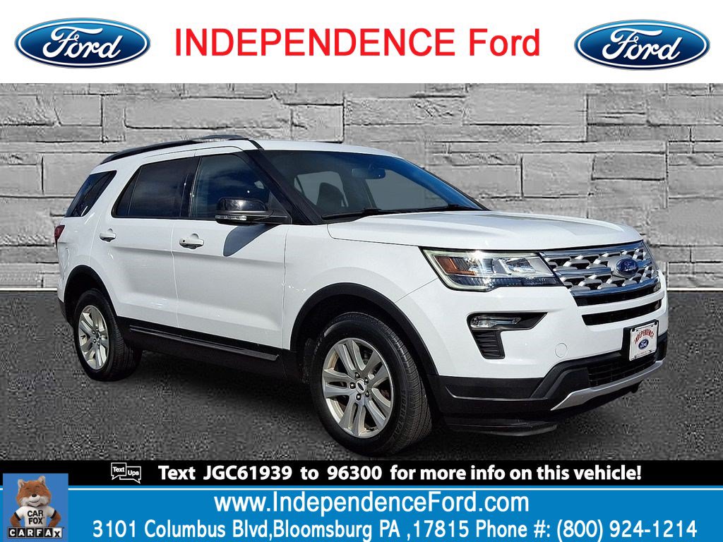 Certified 2018 Ford Explorer XLT w/ Equipment Group 201A